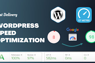 do wordpress speed optimization for google pagespeed insight and gtmetrix