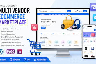 develop multi vendor ecommerce marketplace website