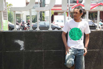 mock UP  Tshirt with Your Design With my Model