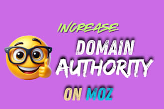 increase domain authority da moz score with quality links