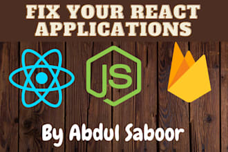 fix your react web application