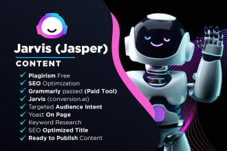 write SEO friendly article using jasper ai or chatgpt