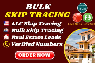 do real estate bulk skip tracing llc skip tracing cash buyer