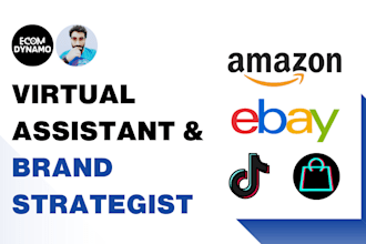 be your tiktok ebay amazon virtual assistant and store manager