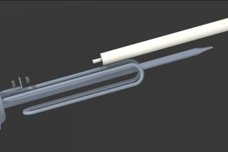 do 3d cad modelling, product design on PTC creo or solid works