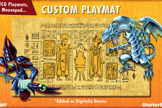 design custom playmats for any trading card game