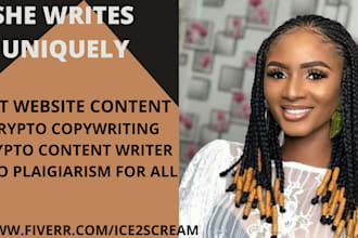 write well researched crypto content article, crypto content writer