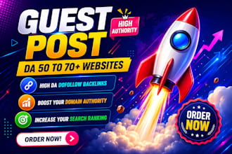 get you 5 guest posts on high traffic authority sites