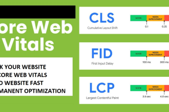 fix core web vital for speed and google ranking