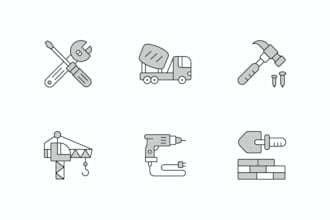 design ultra crisp vector line icon set