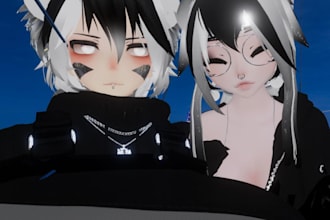 make custom vr chat avatar for vtubing, vroid, oculus quest 2