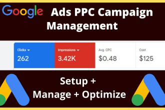 provide you high quality google ads PPC campaign management services