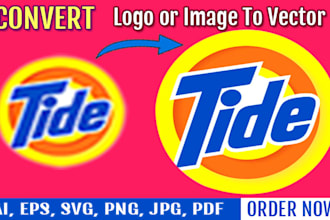 vector tracing logo, vector image, convert to vector