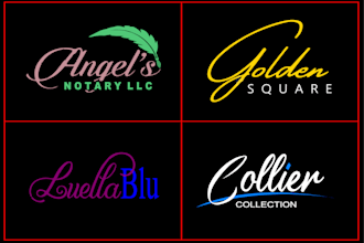design a creative modern signature style logo