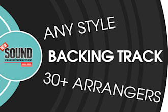 do backing track in any style and complexity