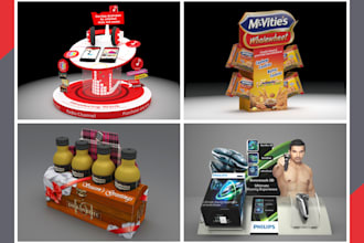 design product display, counter top, fsu, endcap