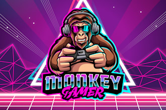 make awesome twitch, sports, esports, gaming mascot logo design