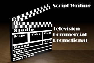 write your TV show or commercial script