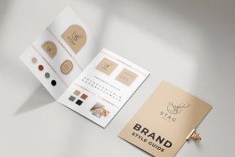 design brand identity guidelines and logo