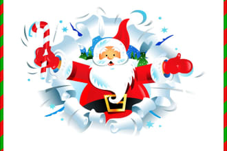 create christmas greating card