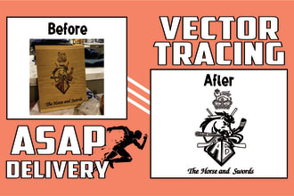 create vector for engraving, cnc, laser cutting, plasma in dxf, cdr, pdf, ai