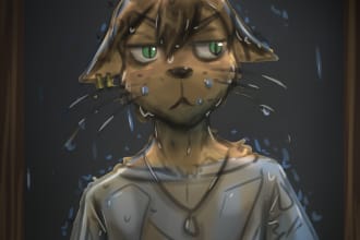 draw or design your fursona, furry fanart, oc, sfw or nsfw