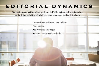 provide expert copy editing, be your communications and grammar pro