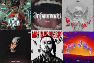 design unique album single cover art or music artwork