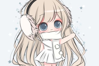 draw cute chibi commisions