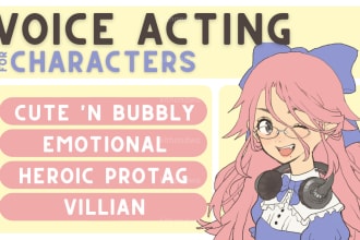 voice act for young female characters