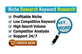 do micro niche research with keyword search