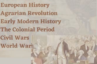 research and analyze world and american history