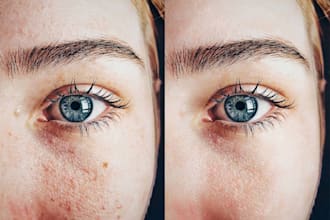 do beauty, portrait retouch and edit your photo