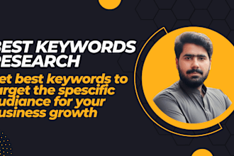 do keywords research for all niche with competitor analysis