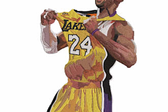 do embroidery digitizing into dst pes emb in 1 hour
