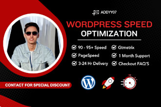 speed up wordpress website within 3 hours on gtmetrix and pagespeed