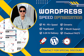 speed up wordpress website within 3 hours on gtmetrix and pagespeed