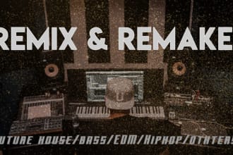 produce remix or remake your songs any style