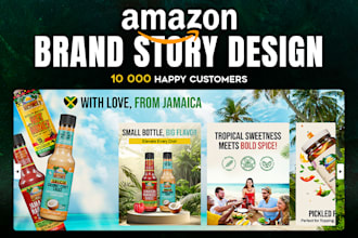 design professional amazon brand story