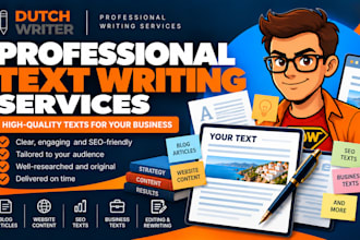 write creative SEO website content in dutch nederlands