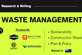 design waste management, recycling, iso 14001, and wastewater solution