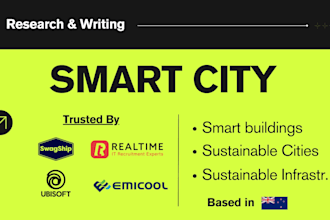 write for smart cities, smart buildings and sustainable infrastructure