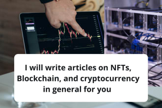 write cryptocurrency articles for you