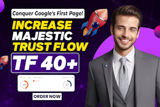increase your tf 40 plus with high quality SEO backlinks