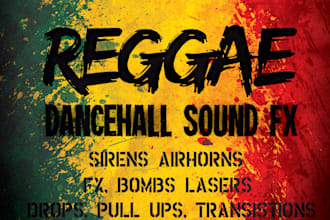 provide a professional reggae dancehall hip hop fx soundpack