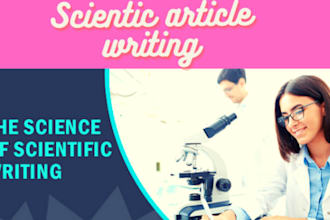do scientific writing and research on biological sciences