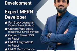 develop full stack web app using mern stack react node mongodb