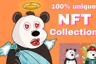 design unique nft art and traits for you
