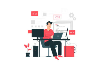 create an HTML website, improve website design, build static or dynamic website