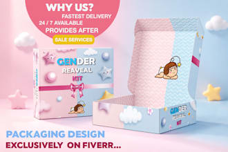 do packaging design, product box design, mailer box and amazon box design